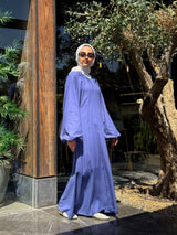 Tuck Detailed Dress - Blue