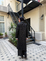 Sequins Coat - Black