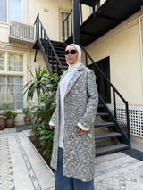 Sequins Coat - Silver