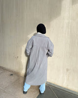 Wool Shacket-Black