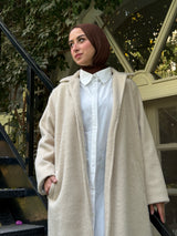 Basic Fur Jacket - Beige