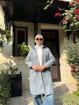 Felt Lined Shirt - Blue