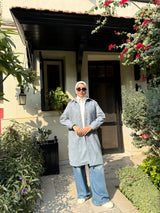 Felt Lined Shirt - Blue