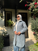 Felt Lined Shirt - Blue