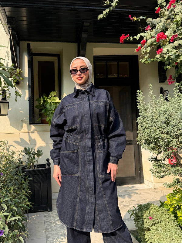 Raw Denim Shirt - Blue