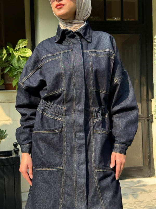 Raw Denim Shirt - Blue