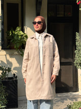 Felt Lined Shirt - Beige