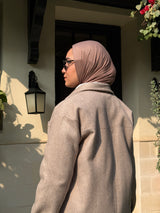 Felt Lined Shirt - Dark Beige