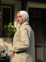 Felt Lined Shirt - Olive