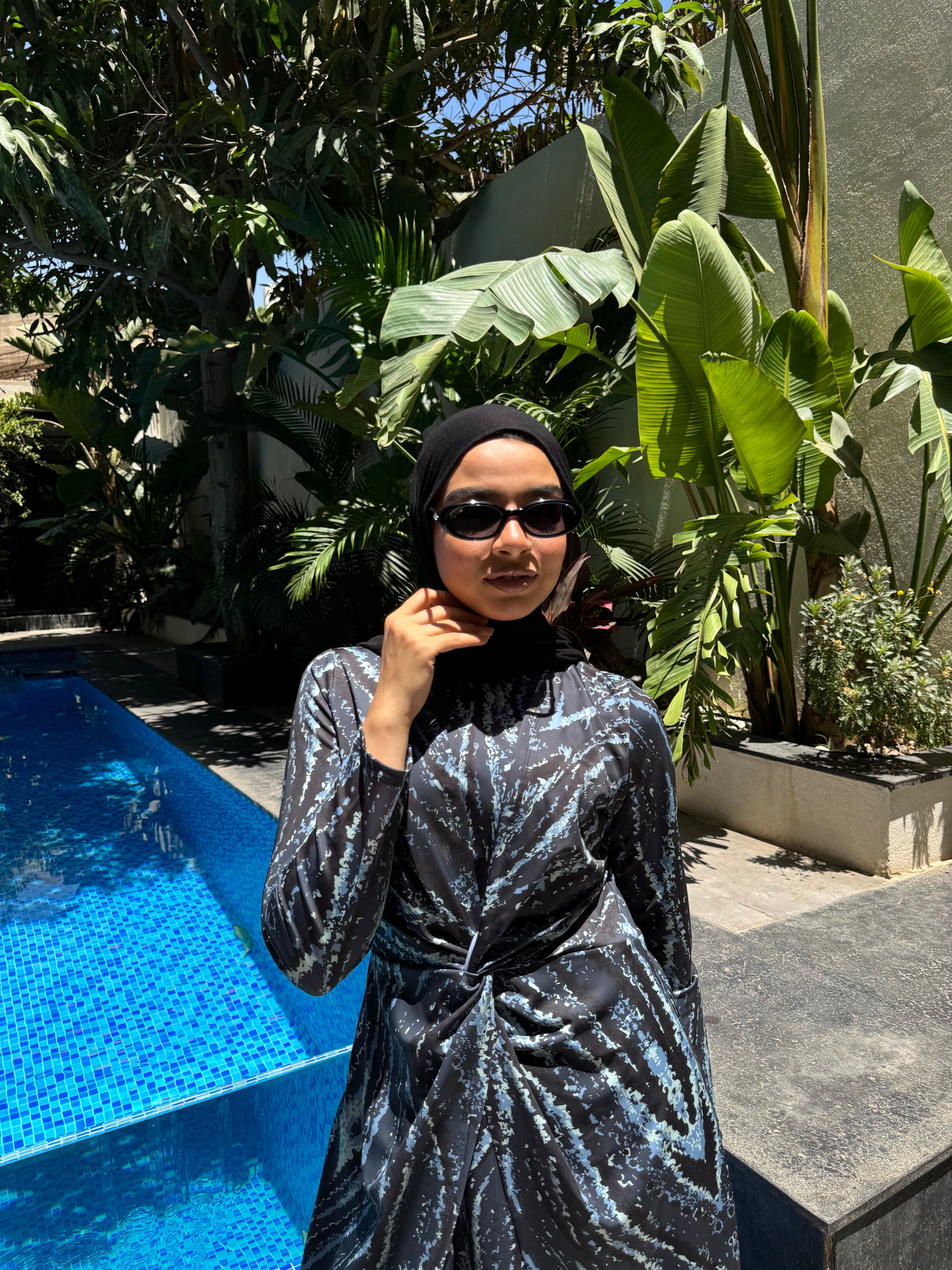 Burkini Knot Tie -Teal