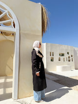 Two-tones Coat - Black