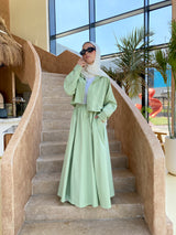 Basic Flowy Skirt - Mint