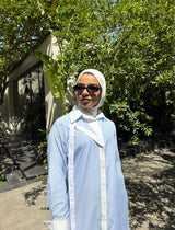 Double Collar Shirt -Blue