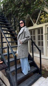 Cloudy Fur Coat - Olive