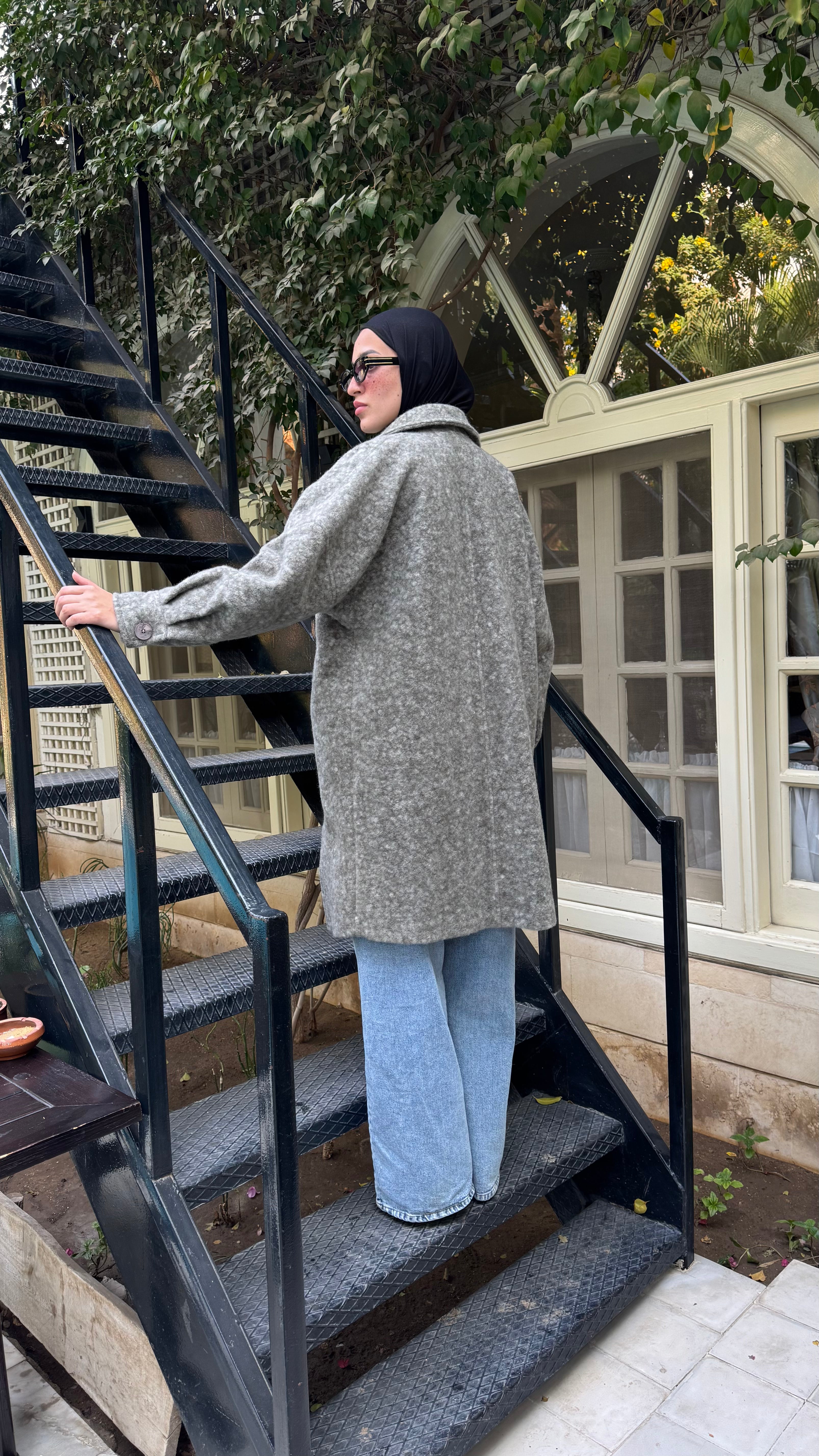 Cloudy Fur Coat - Olive