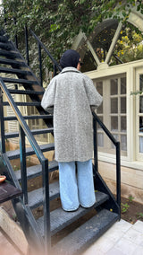 Cloudy Fur Coat - Olive