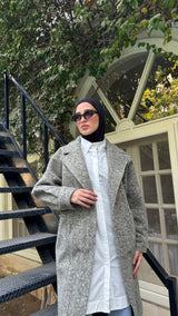 Cloudy Fur Coat - Olive