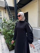 Side Panels Dress - Black