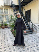 Side Panels Dress - Black