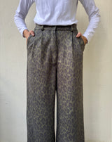Leopard Pants - Olive