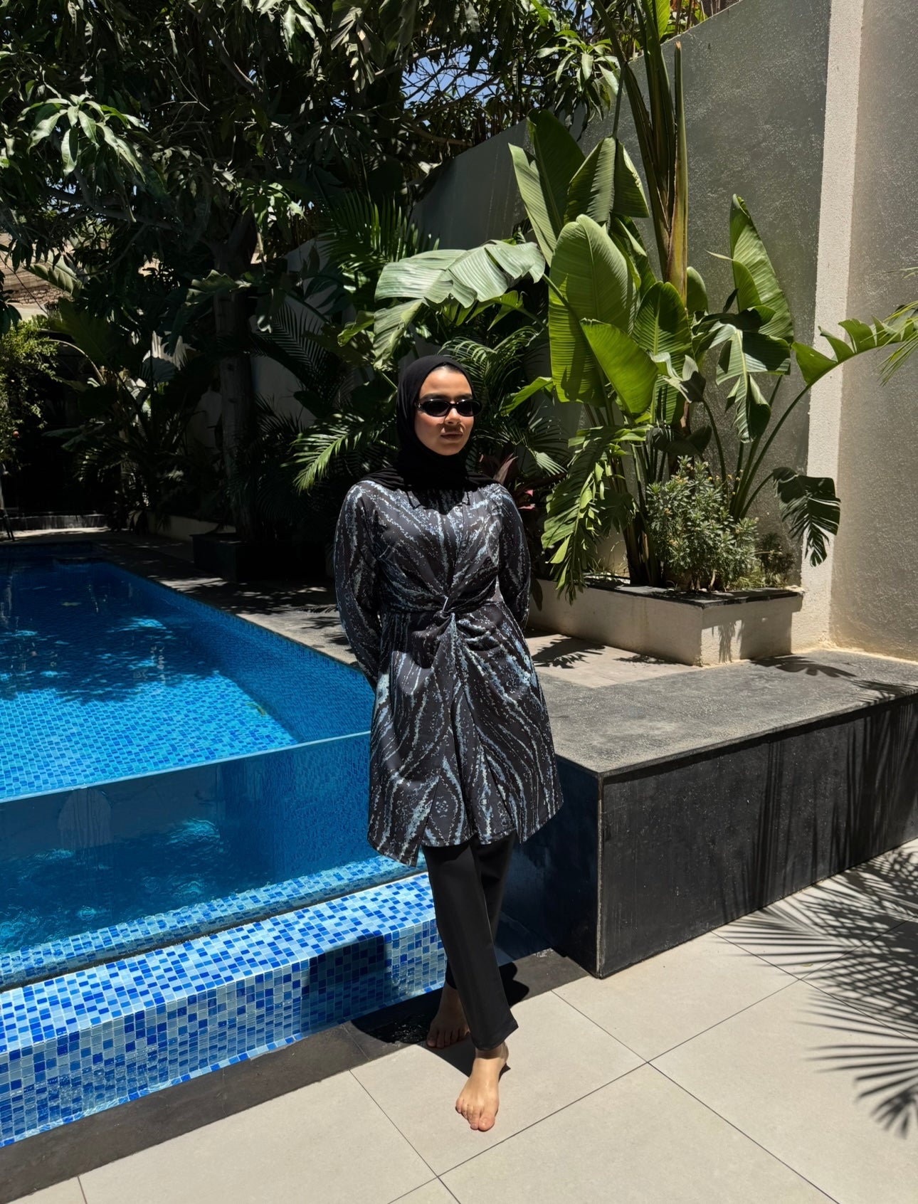 Burkini Knot Tie -Teal