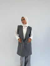 Striped Pants - Grey