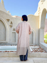 Crushed Cardigan - Beige