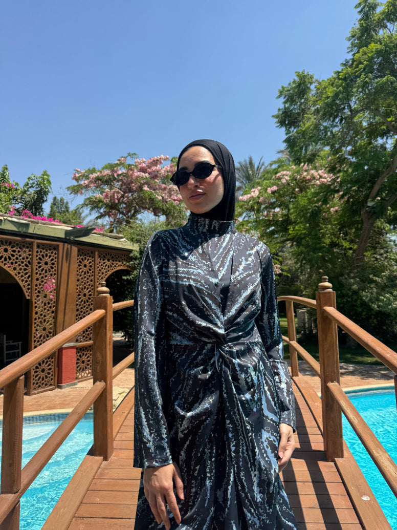 Burkini Knot Tie -Teal