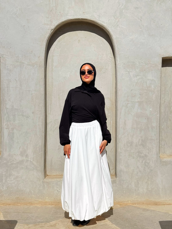 Balloon Skirt - Offwhite