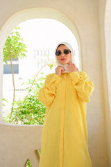 Linen Colored Shirt - Yellow