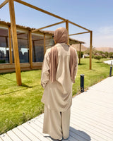 High-Low Shirt-Beige