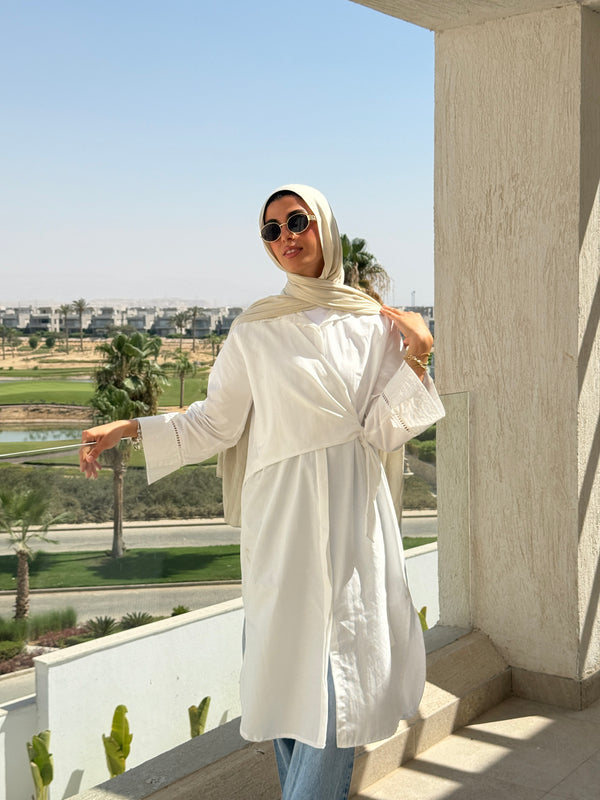 Wrap Blouse - White