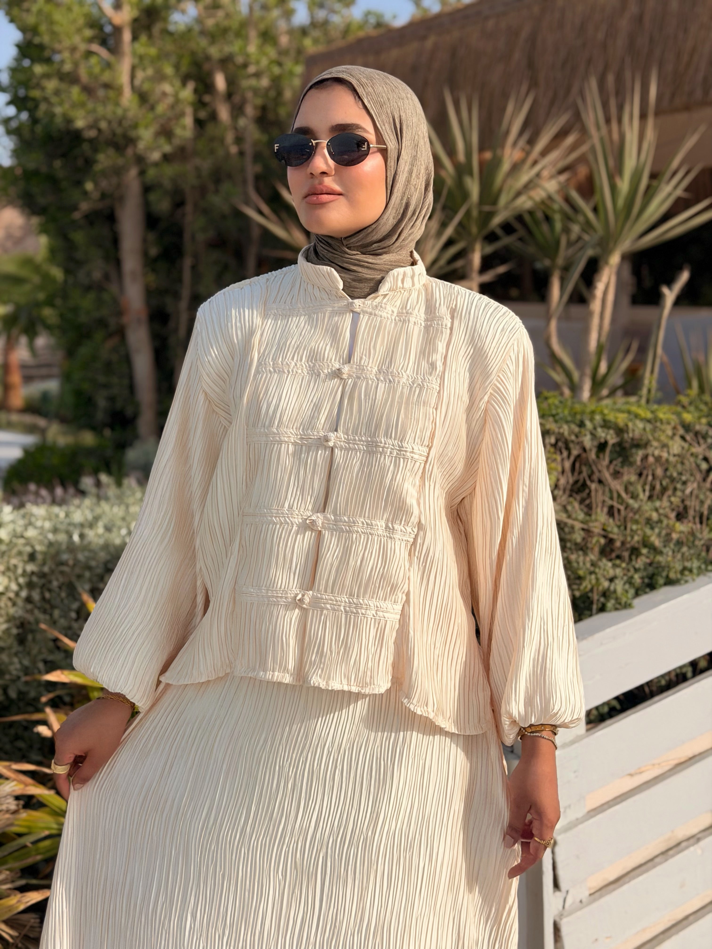 Japanese Blouse -Offwhite