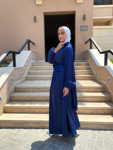Draped Knot Dress - Dark Blue (Available at stores only)
