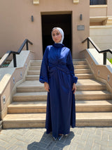 Draped Knot Dress - Dark Blue (Available at stores only)