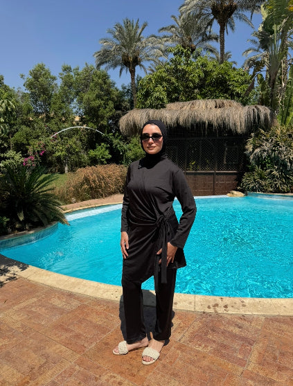 Burkini Overlap -Black