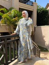 Layers Chiffon Dress - Mint