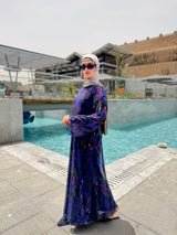 Tulle Coverup Dress - Purple