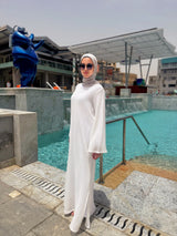 Mesh Dress - White