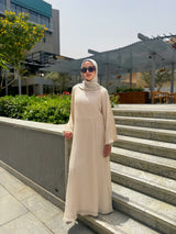 Mesh Dress - Beige