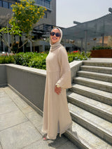 Mesh Dress - Beige