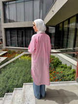 Linen Colored Shirt - Pink