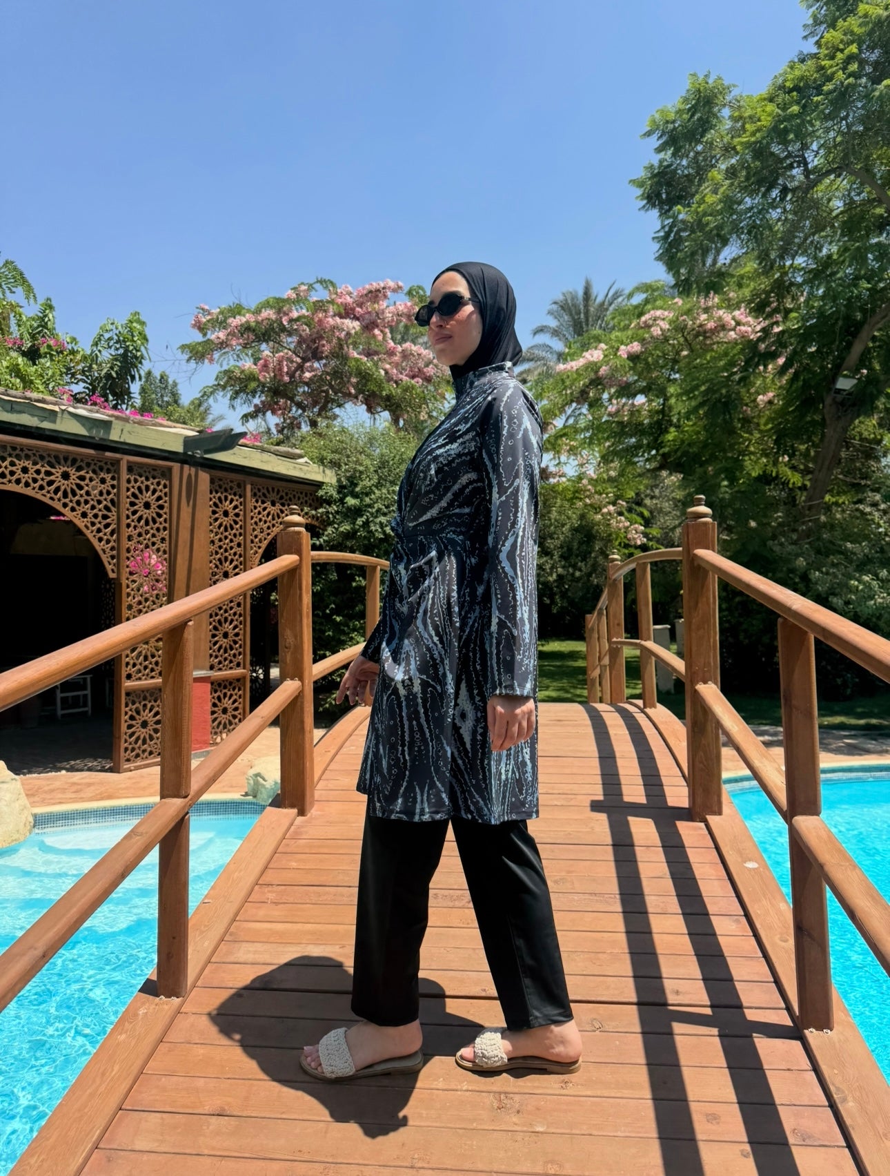 Burkini Knot Tie -Teal