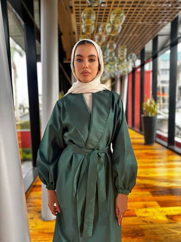 Taffeta Cardigan - Green