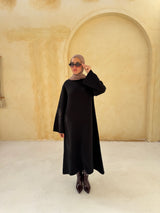 Basic Knit Dress - Black