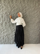 Metallic Skirt - Black