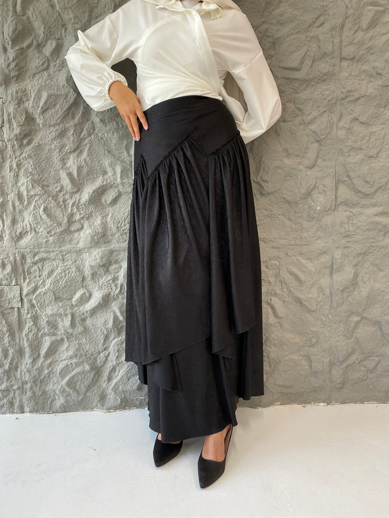 Metallic Skirt - Black