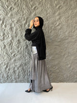 Metallic Skirt - Silver
