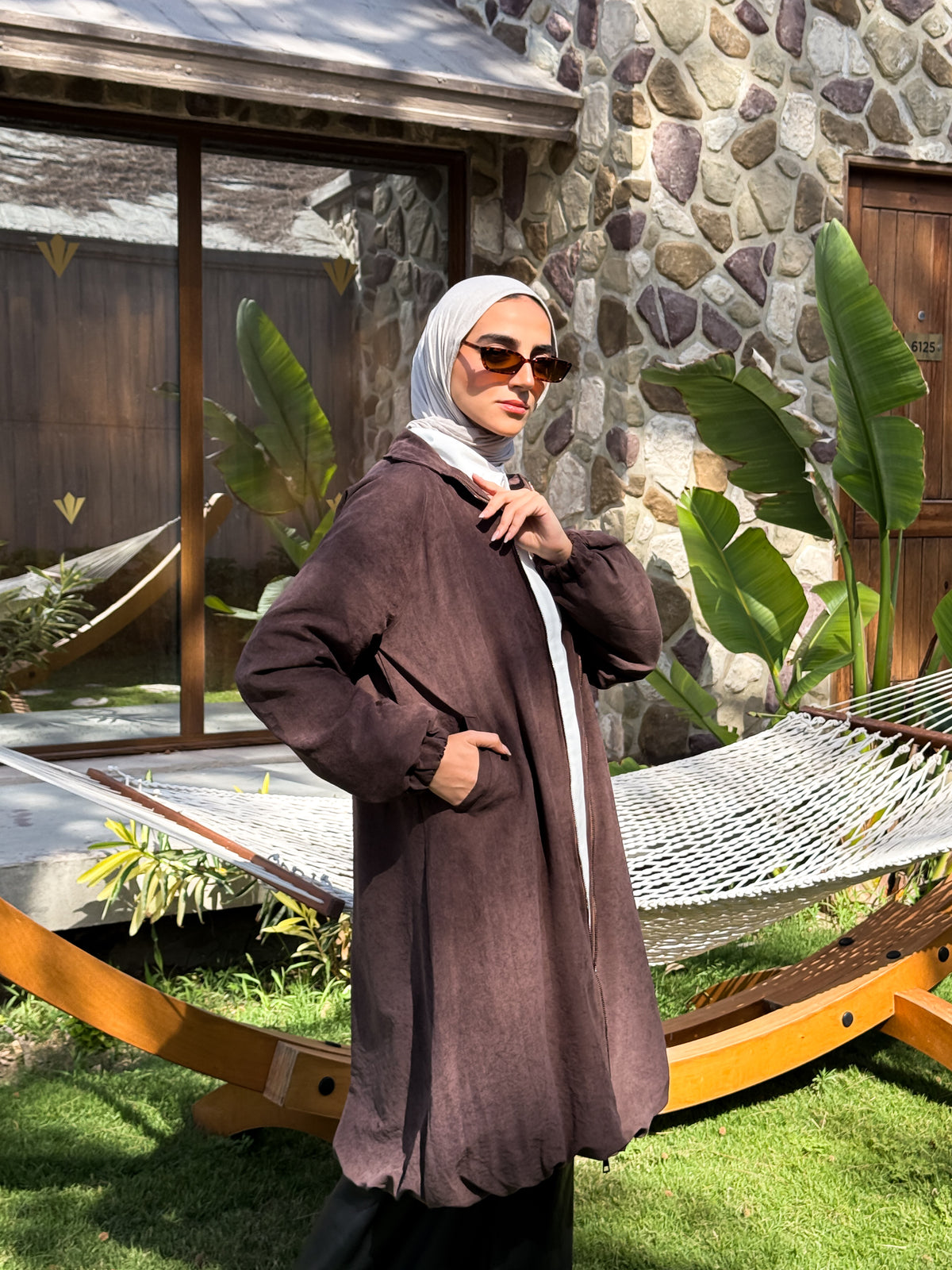 Balloon Jacket - Brown