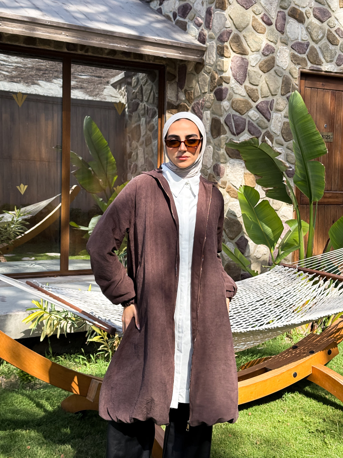 Balloon Jacket - Brown